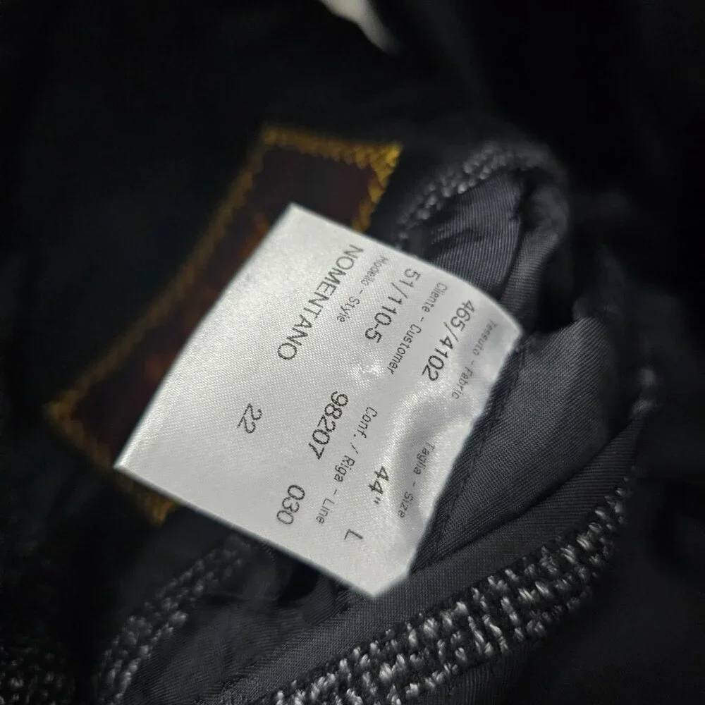 Brioni 44L Gray Solid 2-Button Sport Coat Blazer Jacket T573